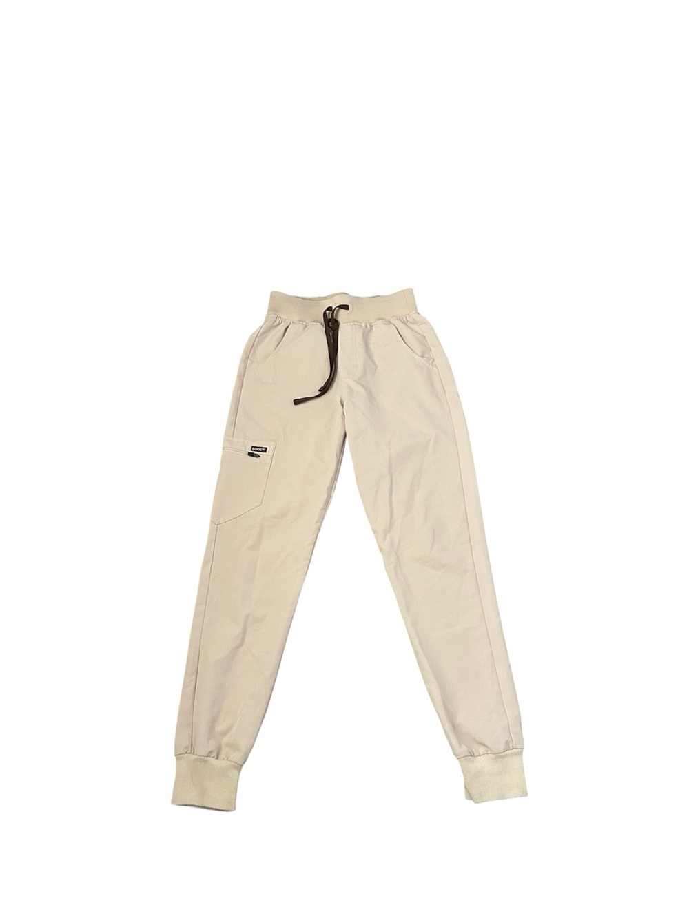 Macy's Beige Drawstring Jogger Pants with Pocket